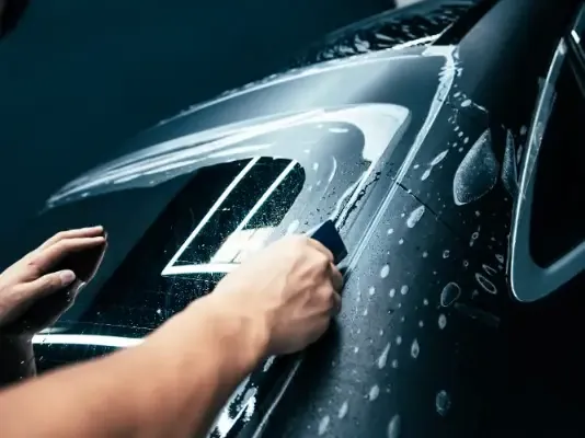 Film shaping by hand